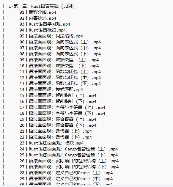 Rust實戰(zhàn) 視頻教程 下載 圖1