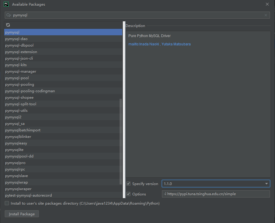 pymysql簡介以及安裝 圖1