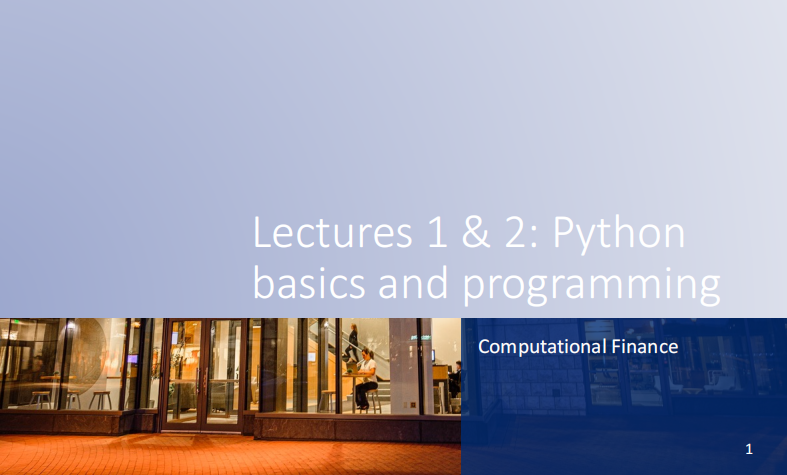 計(jì)算金融:Python basics and programming(英)PDF 下載 圖1