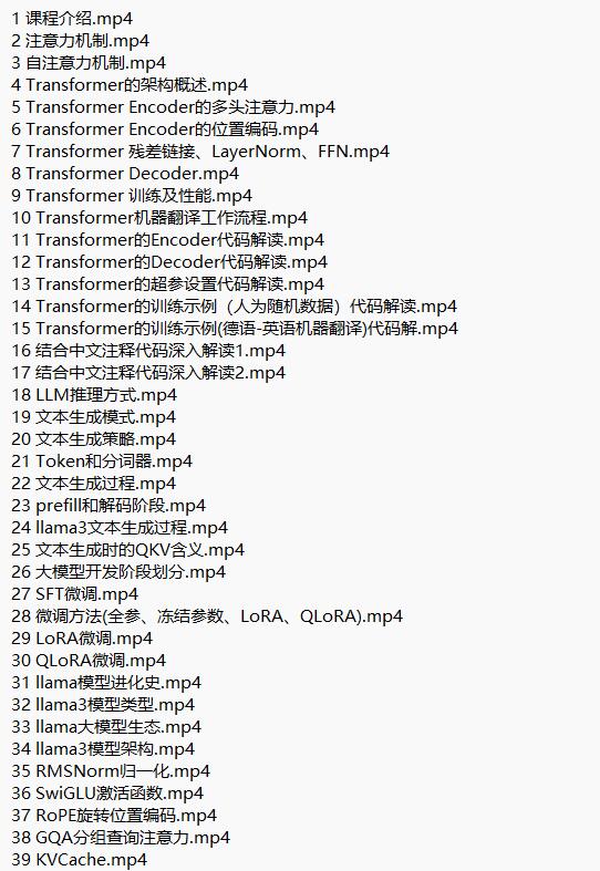 Llama3大模型原理代碼精講與部署微調評估實戰(zhàn) 視頻教程 下載 圖1