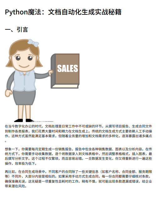 基于Python的文檔自動生成技術(shù):利用python-docx與Jinja2實現(xiàn)高效批量處理方案 PDF 下載 圖1